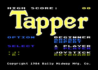 Atari GameBase Tapper Sega_Enterprises_Inc. 1985