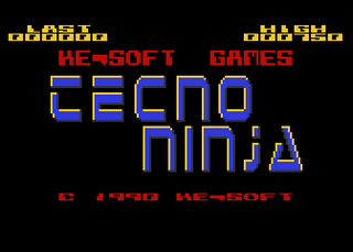 Atari GameBase Tecno-Ninja KE-Soft 1990