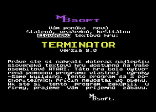 Atari GameBase Terminator MBsoft