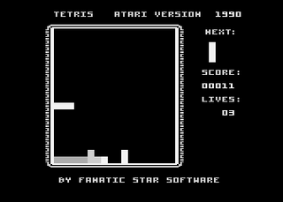 Atari GameBase Tetris Frantic_Star_Software 1990