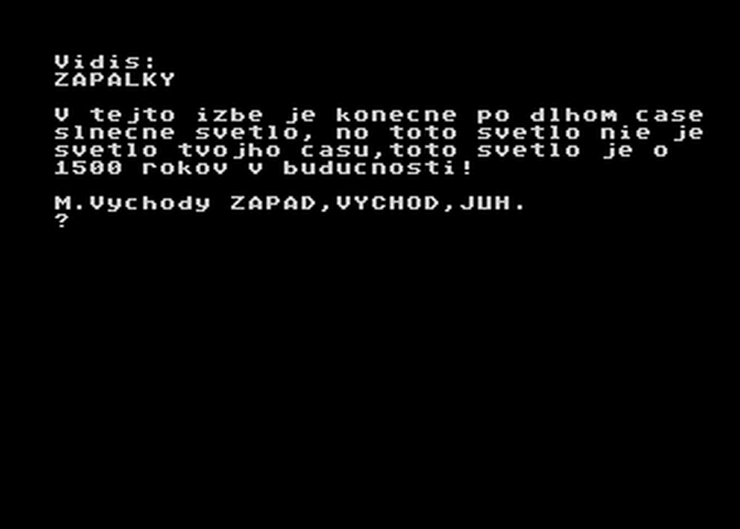 Atari GameBase Textova_Hra_Z_Blazniveho_Domu (No_Publisher) 1990