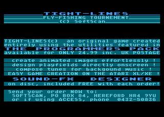 Atari GameBase Tight-Lines Softscan