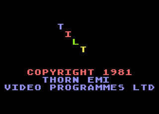 Atari GameBase Tilt Thorn_Emi 1981