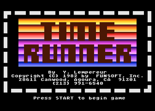 Atari GameBase Time_Runner Fun_Soft 1982