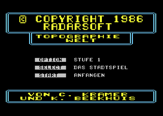 Atari GameBase Topographie_Welt Radarsoft 1986