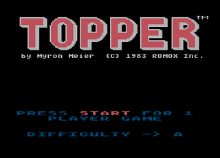 Atari GameBase Topper Romox 1983