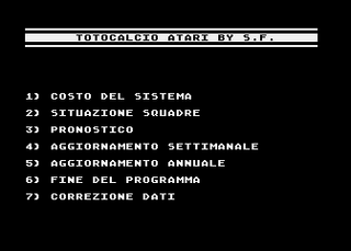 Atari GameBase Totocalcio (No_Publisher)
