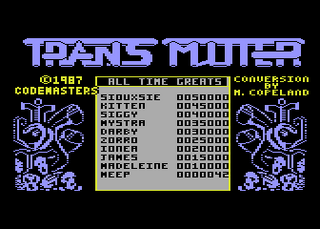 Atari GameBase Transmuter Codemasters 1987