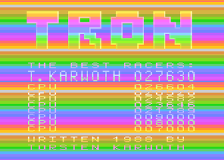 Atari GameBase Tron_-_The_Race (No_Publisher) 1988