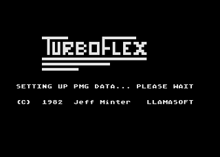 Atari GameBase TurboFlex Llamasoft 1982