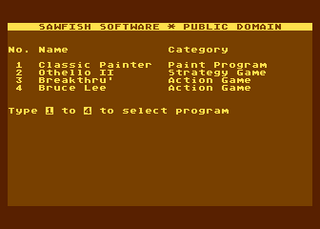 Atari GameBase UFO Sawfish_Software