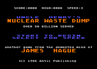 Atari GameBase Uncle_Henry's_Nuclear_Waste_Dump Antic 1986
