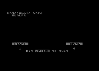 Atari GameBase Unscramble_II (No_Publisher) 1985