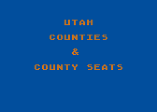 Atari GameBase Utah_Counties_and_County_Seats (No_Publisher)