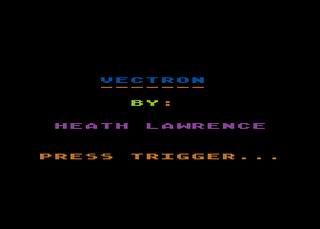 Atari GameBase Vectron Antic 1987