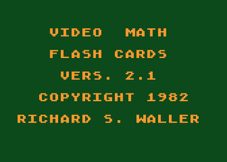 Atari GameBase Video_Math_Flash_Cards APX 1982