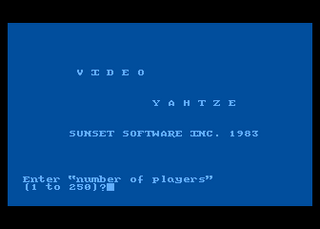 Atari GameBase Video_Yahtze Sunset_Software 1983