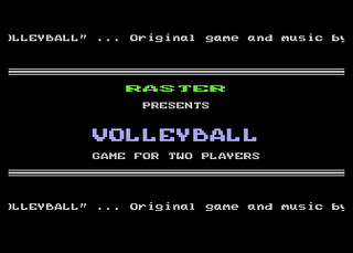 Atari GameBase Volleyball Raster_Software 1991