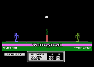 Atari GameBase Volleyball Raster_Software 1991