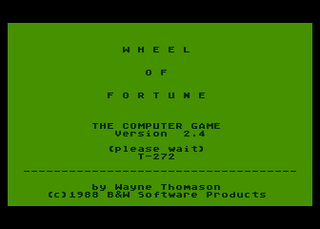 Atari GameBase Wheel_of_Fortune B&W_Software_Products 1988
