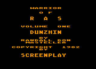 Atari GameBase Warrior_Of_Ras_#1_-_Dunzhin ScreenPlay 1982