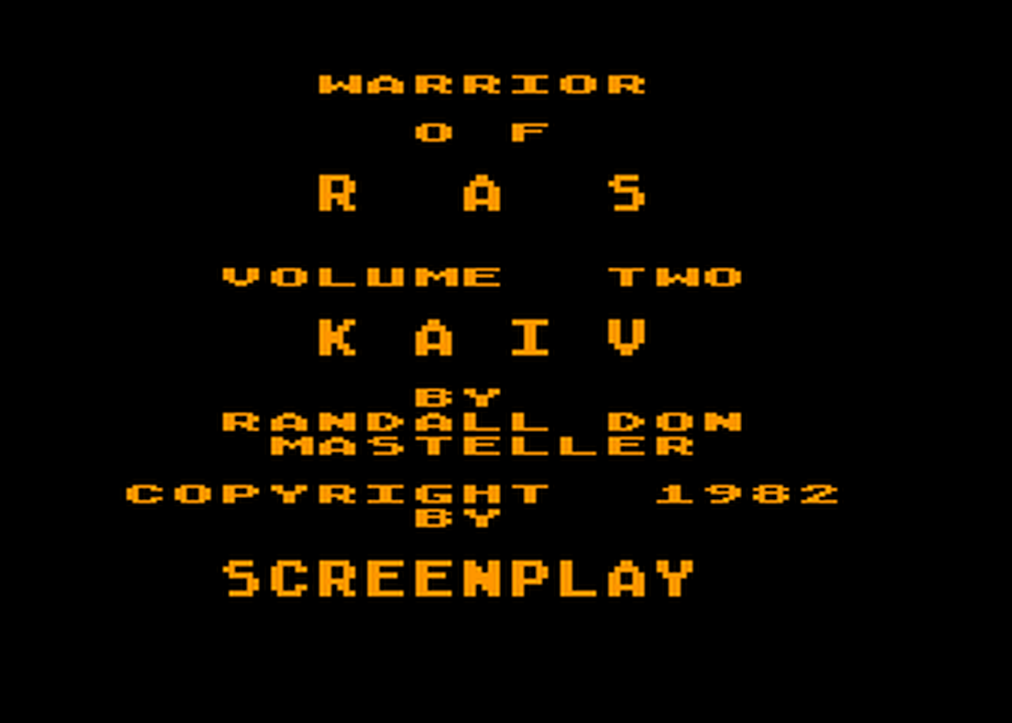 Atari GameBase Warrior_Of_Ras_#2_-_Kaiv ScreenPlay 1982