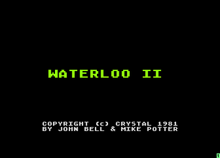Atari GameBase Waterloo_II Crystalware 1981