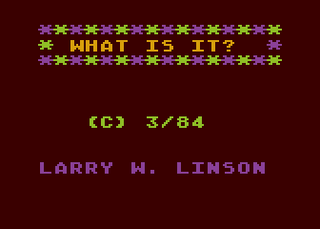 Atari GameBase What_Is_It? ANALOG_Computing 1984