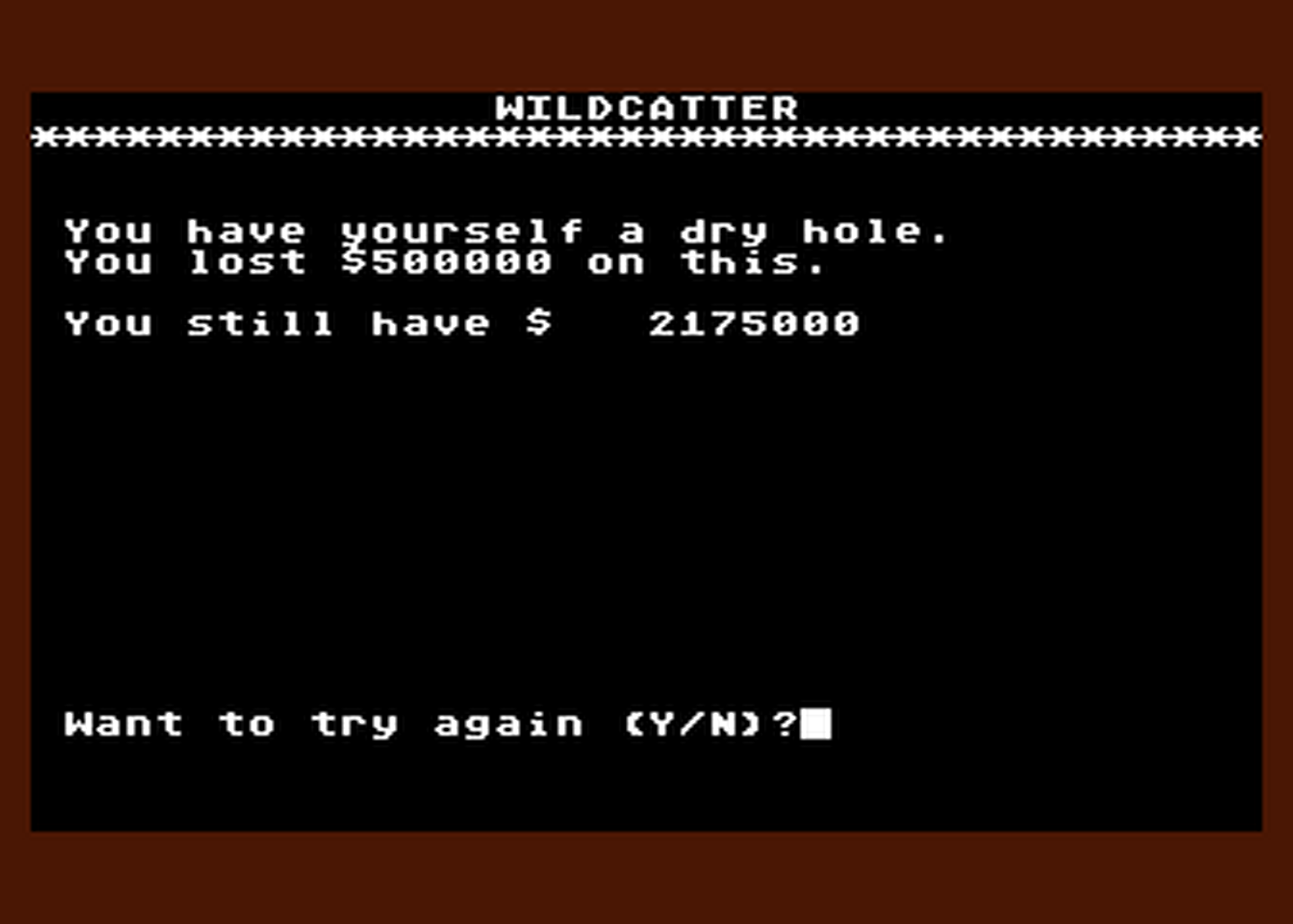 Atari GameBase Wildcatter TAB_Books 1984