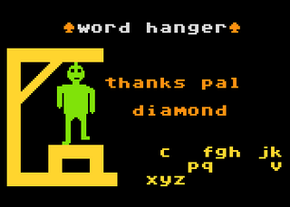 Atari GameBase Word_Hanger Interceptor_Software 1982
