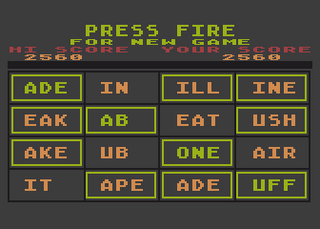 Atari GameBase WordGo APX 1982