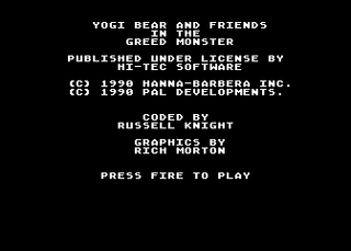 Atari GameBase Yogi_Bear_and_Friends_in_the_Greed_Monster Hi-Tec_Software 1990