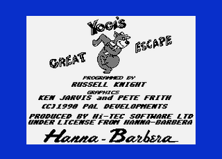 Atari GameBase Yogi's_Great_Escape Hi-Tec_Software 1990