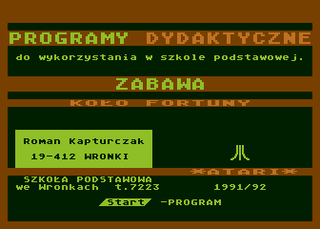 Atari GameBase Zabawa_Kolo_Fortuny (No_Publisher) 1992