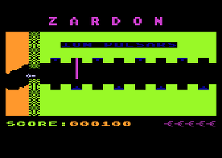 Atari GameBase Zardon Crystalware 1982