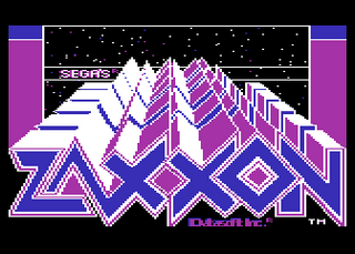 Atari GameBase Zaxxon Datasoft 1983