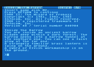 Atari GameBase Zork_II_-_The_Wizard_of_Frobozz Infocom 1982