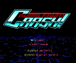 Tg16 GameBase Bubblegum_Crash!_-_Knight_Sabers_2034_[T+Eng] Naxat_Soft 1991