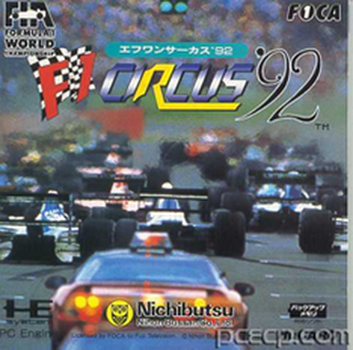 Tg16 GameBase F1_Circus_'92_-_The_Speed_of_Sound Nichibutsu 1992