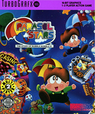 Tg16 GameBase Parasol_Stars_-_The_Story_of_Bubble_Bobble_III Working_Designs 1991