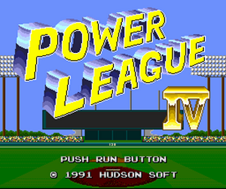 Tg16 GameBase Power_League_IV Hudson_Soft 1991