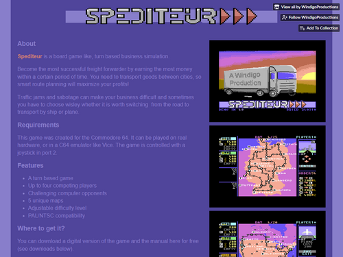 Spediteur (C64) by WindigoProductions