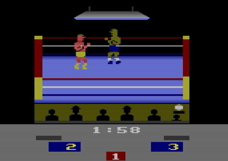 Atari VCS 2600 Stella RealSports_Boxing (aka SuperBox ) Atari_Corporation Atari_Corporation 1987
