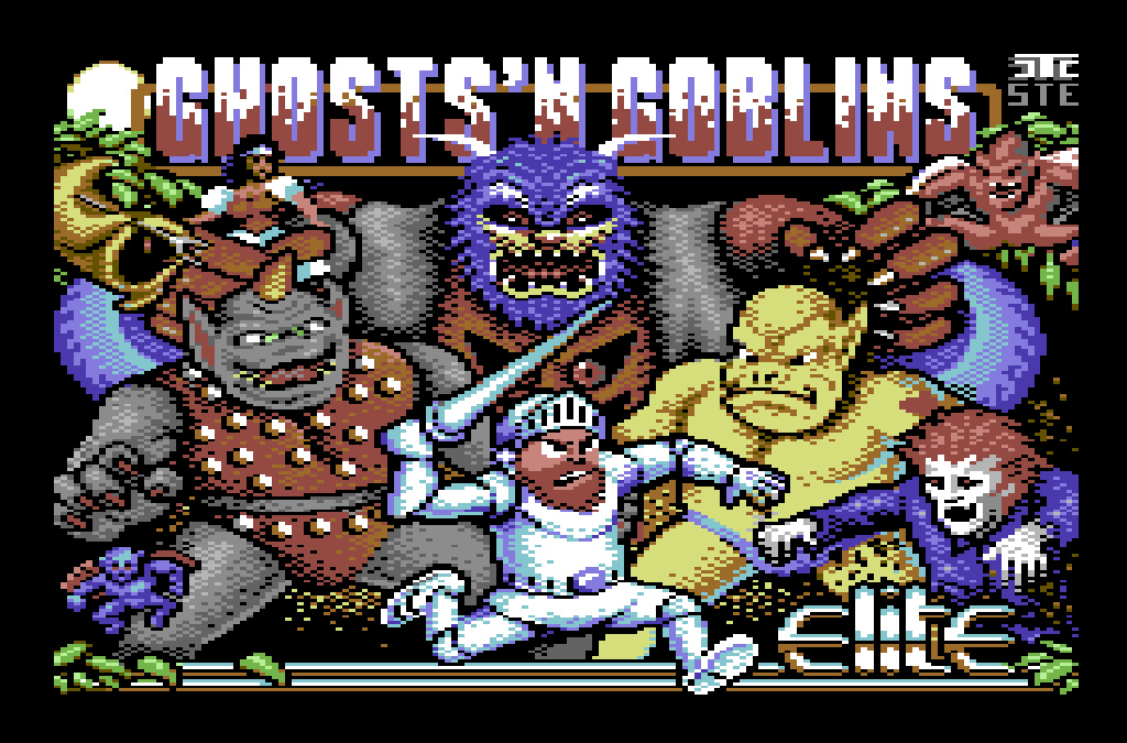 C64 Retro - Ghosts'n Goblins Arcade (Commodore C64). 1986, Elite | Nostalgia, 2015, 2015