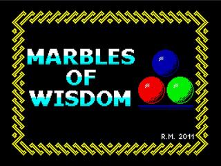 ZXSPECTRUM: Marbles of Wisdom