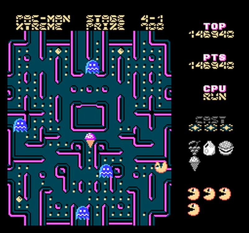 NES PacMan Extreme Hack Nintendo 8