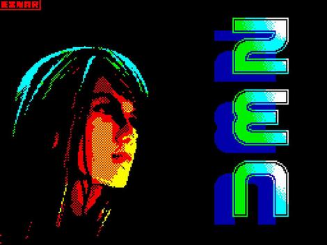 Retro - ZEN (ZX Spectrum). ZXGraph, Einar Saukas. Muzyka Mr.Beep, 2014