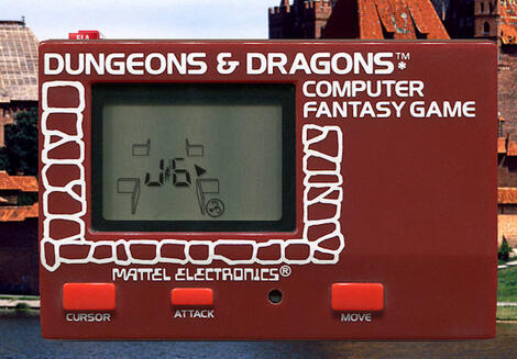 Game&Watch Madrigal:Simulator:Dungeons & Dragons Computer Fantasy Game:Mattel Electronics:Action Arcade Series: