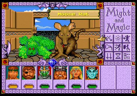 Sega Genesis:Gens:ReRecording:Might and Magic II: Gates to Another World (a.k.a. Might and Magic: Gates to Another World):Electronic Arts, Inc.:New World Computing, Inc.:1991: