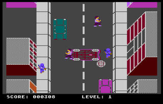 Atari:XE:XL:800:Altirra:Los Angeles SWAT:Mastertronic Ltd.:Sculptured Software, Inc.:1986:
